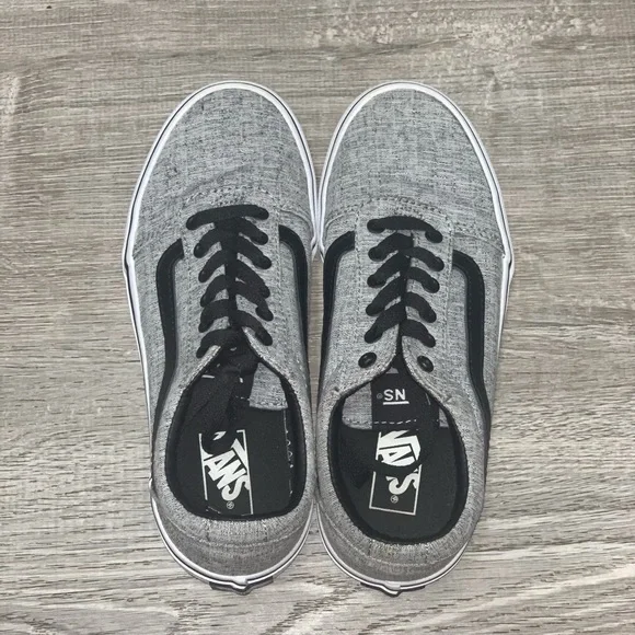 Vans classic black & gray Gs - Picture 4 of 8